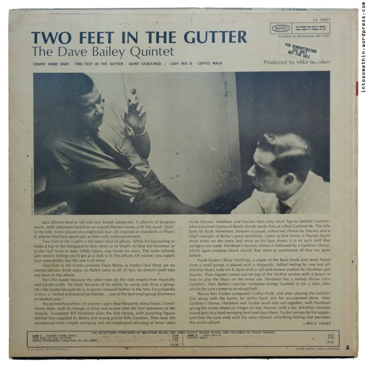 dave-bailey - two feet in the gutter - rear