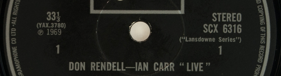 Don Rendell/Ian Carr Quintet – Live (Columbia UK Lansdowne Series